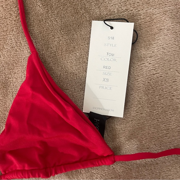 NWT XS Indah red bikini - Picture 3 of 5
